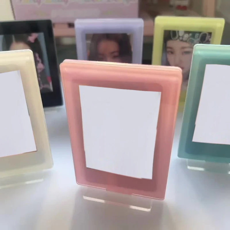 3inch Acrylic Photo Frame Photocard Holder Photo Holder Desktop Decoration Card Display Stand Idol Photocard Frame Holder