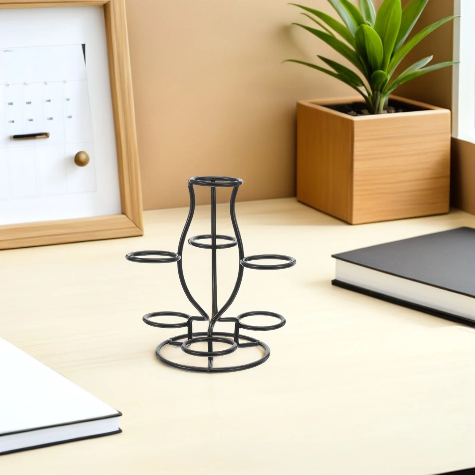 

Metal Crystal Sphere Stand Multiple Ball Display Stable Iron Base Crystal Ball Holder for Home Office Desktop Decoration