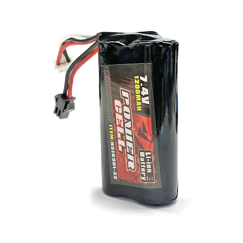 7.4V/1200mAh Replaceable Cell & Wire for 1/10 Model Toy Car & Vehicle