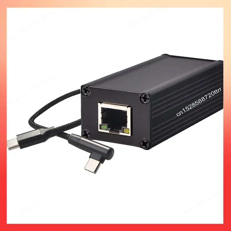 ABNR POE Power Supply Network Card POE To USB-C Network Card POE Network Card 5V 9V Adaptive USB-C Network Card Replacement