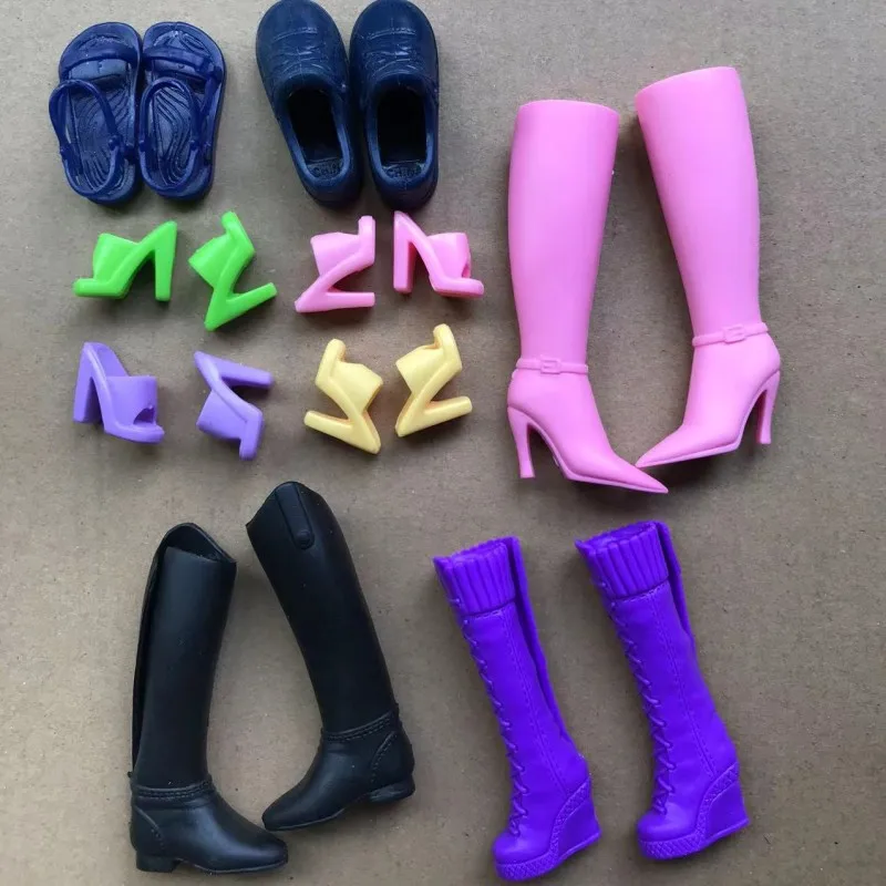 Doll Boots Sandals Colorful Doll Shoes DIY Doll Figure Decoration Parts Personality Doll Dressing Accessories Colorful Decors