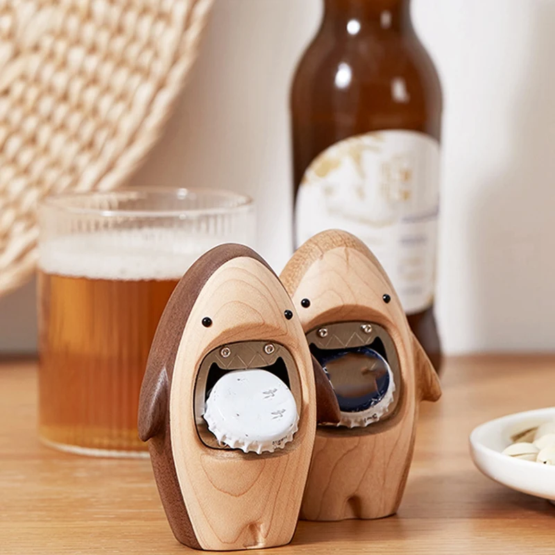 Animal Decorative Beer Bottle Opener Portable Bottle Opener Wine Soda Bottle Cap Removal Tool Home Decoration White-A09G