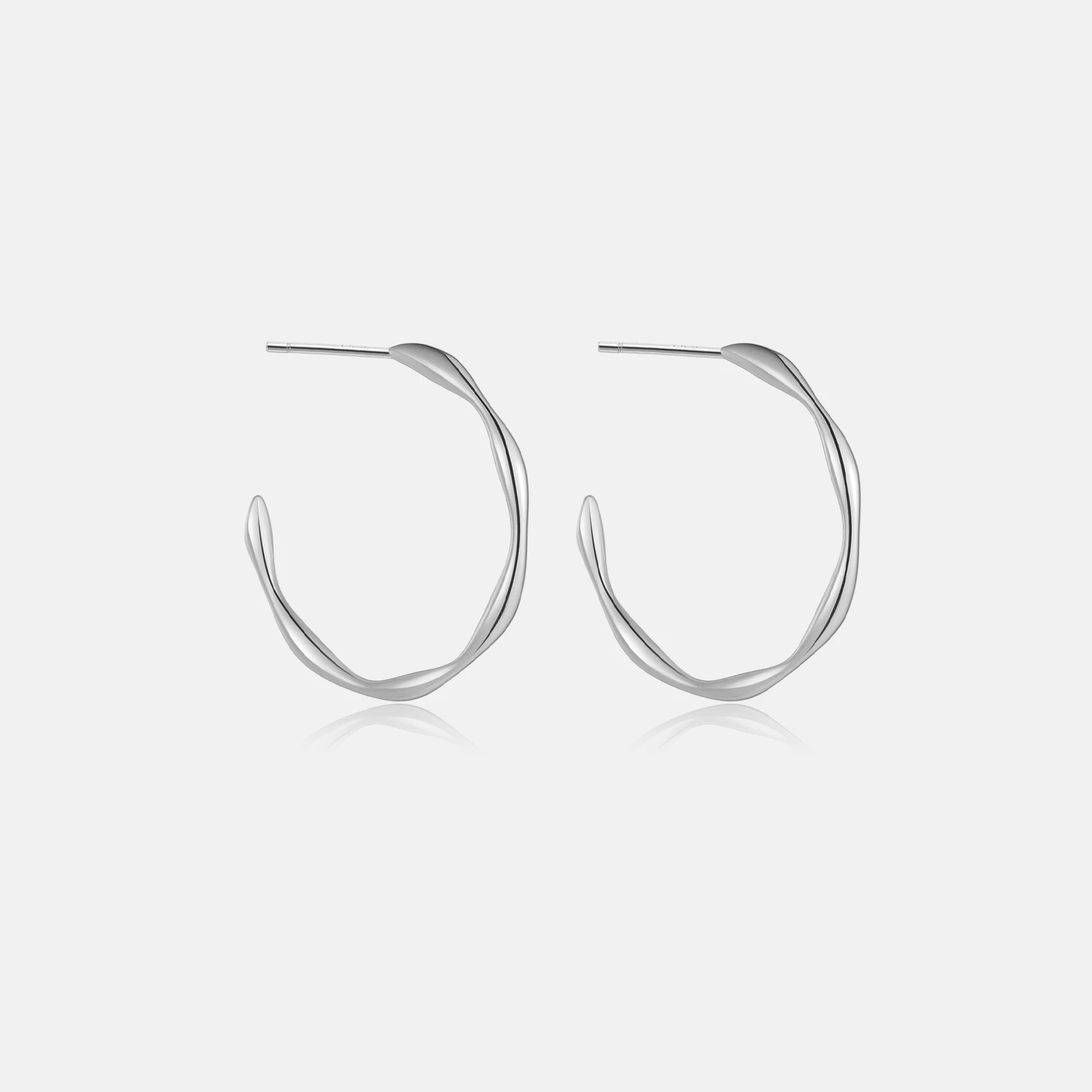 vewant-women-100-925-sterling-silver-twisted-line-plain-color-piercing-hoop-earring-fashion-fine-party-jewelry-accessories
