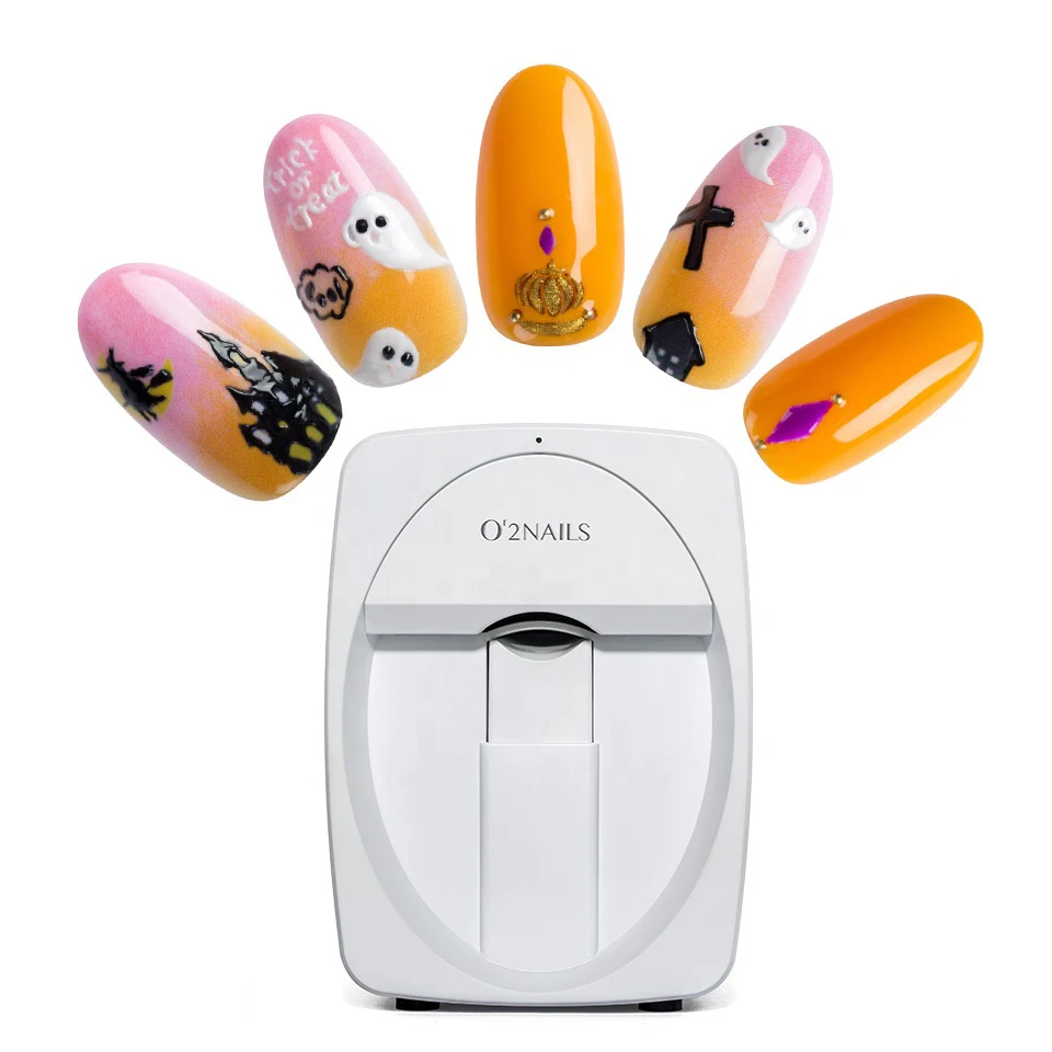 O2Nails Nail Printer Small 3D Digital Nail Art Printing Machine for Home Use Salons Business M1