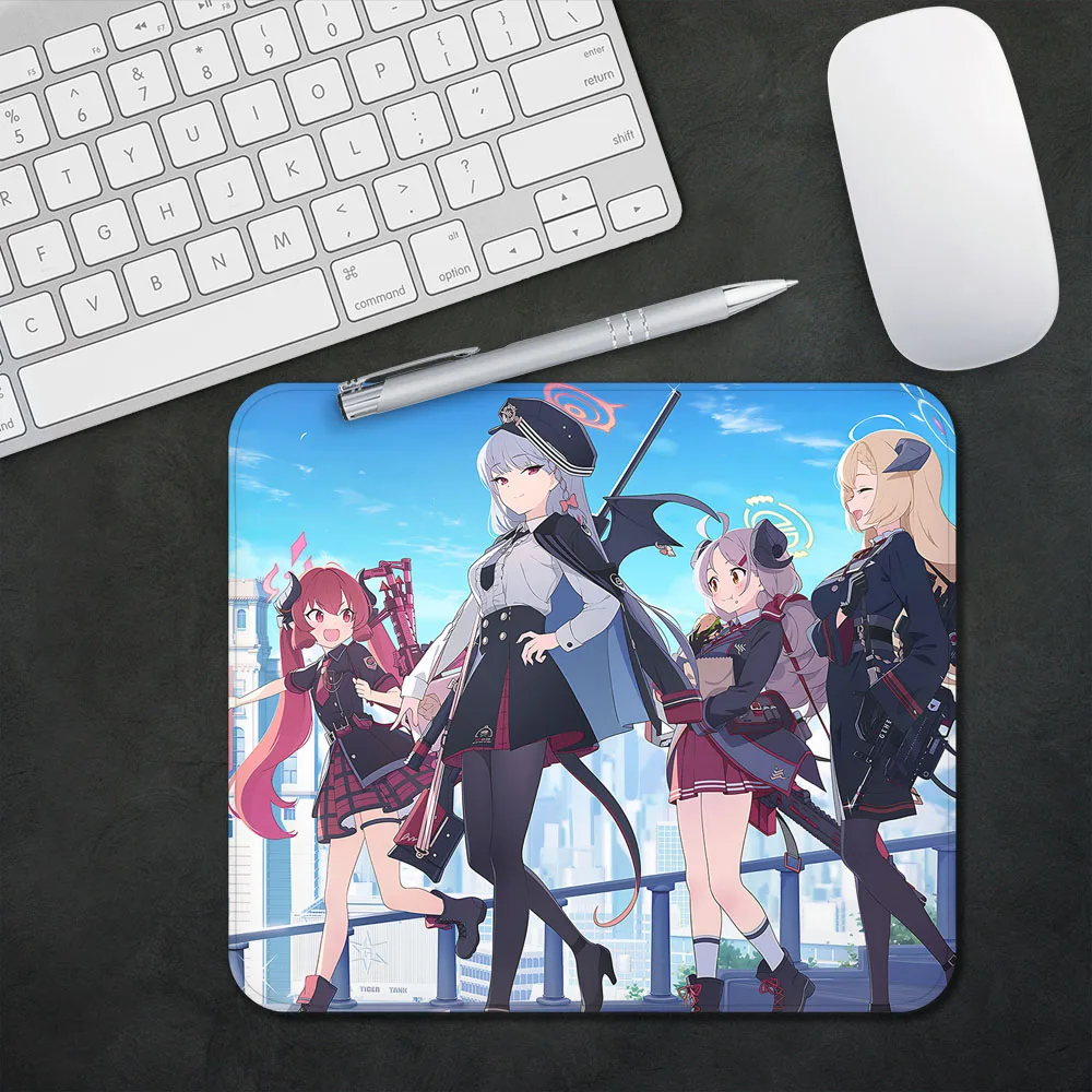 

Blue Archive Game Gaming Mouse Pad XS Small Mousepad For PC Gamer Desktop Decoration Office Mouse Mat Deskmat Rug