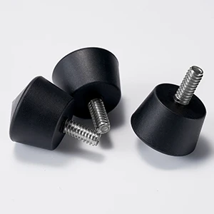 K&F CONCEPT universele statiefpootspikes voor statieven met een 1/4 inch schroefdraad, 3 stuks, antislip rubberen voetjes, vervangingsonderdelen voor monopoden.