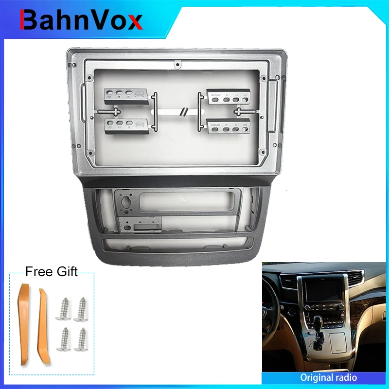 or Toyota Alphard 2002 2011 9INCH RHD Car cd Radio Android Stereo audio screen multimedia video player navigation Harness frame