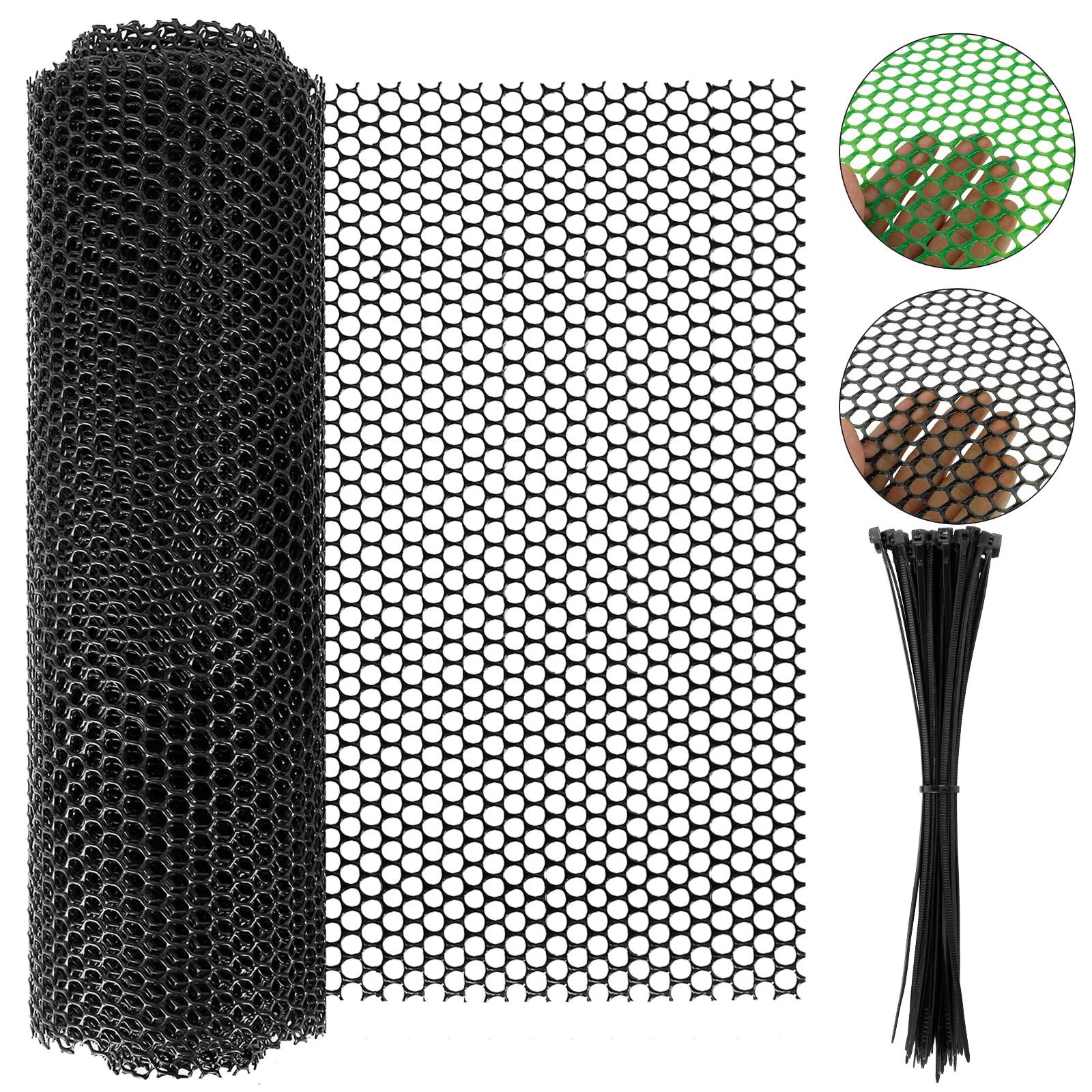 3/6M Garden Protection Net Plastic Fence Safety Mesh Multi-functional Cuttable Isolation Equipment for Cat Pet Chicken Netting