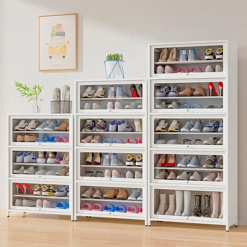 

Entrance Vertical Shoe Cabinets Organizer Storage Space Saving Modern Shoe Cabinets Designer Zapateras Organizadores Furniture