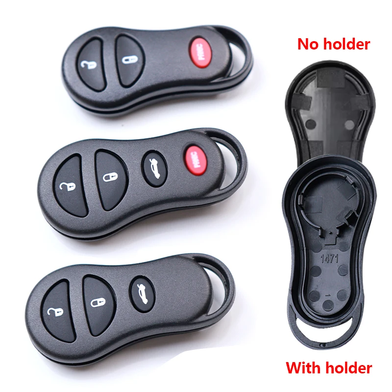 Car Key Fob Shell Case Housing for Jeep Chrysler Dodge Chrysler Concorde 300M Grand Cherokee 1999 2000 2001 2002 2003 2004
