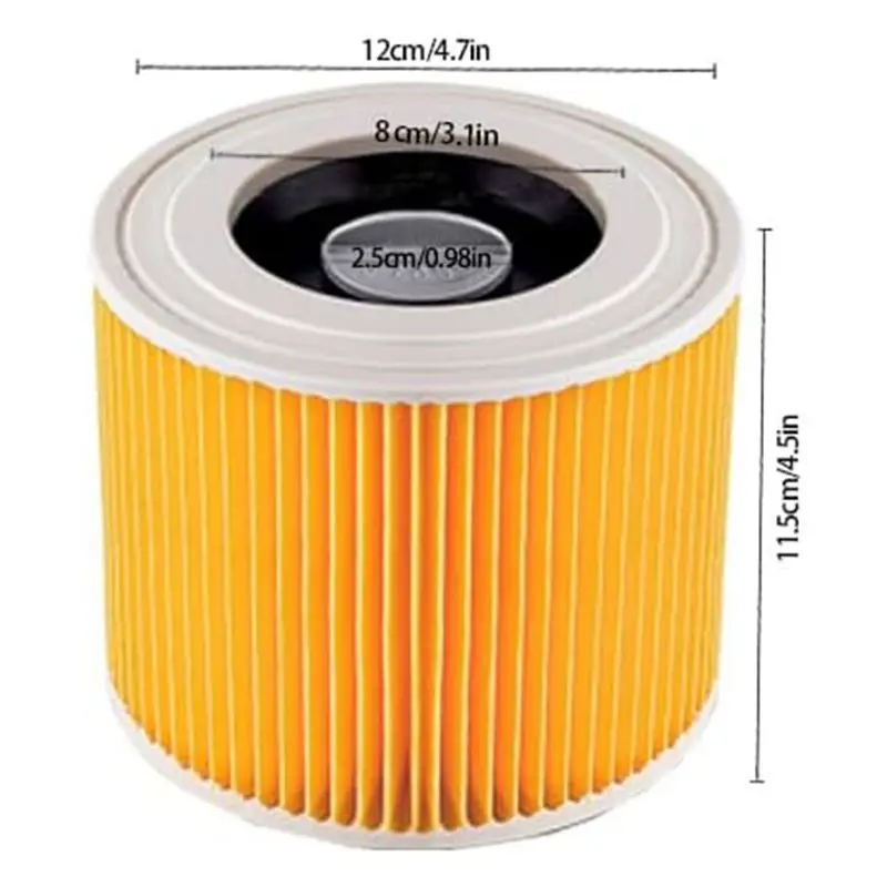 AFOURT-Staubsaugerbeutel-Filter für Karcher KFI 357, WD2 Plus, WD3, KWD 1-3, Staubsauger-Ersatzteile 2.863-314.0 – Detail 6