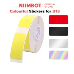 [for B18] [Colourful Series] NIIMBOT Thermal Label Stickers for B18, Waterproof Anti-Oil Scratch-Resistant Paper