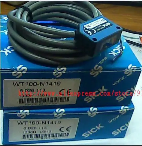 

WT100-2N1419 Sick Photoelectric Switch Sensor 100% New Original Replace WT100-N1419 WT100-N1412