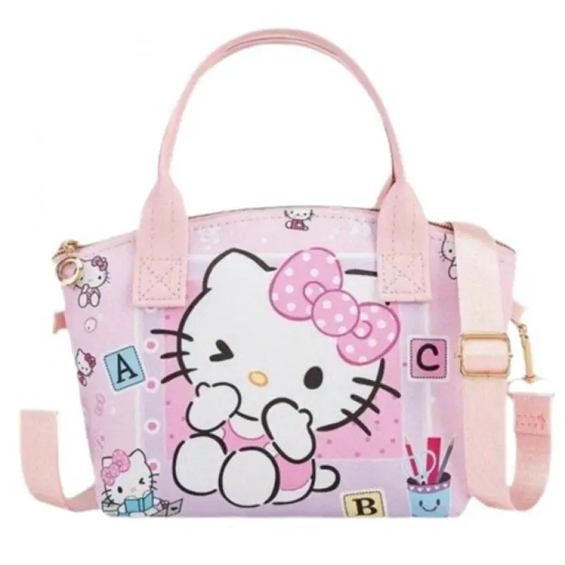 

Sanrio Kuromi Children student cute cartoon coin wallet outing makeup bag storage new dual-purpose handheld crossbody bag Anime