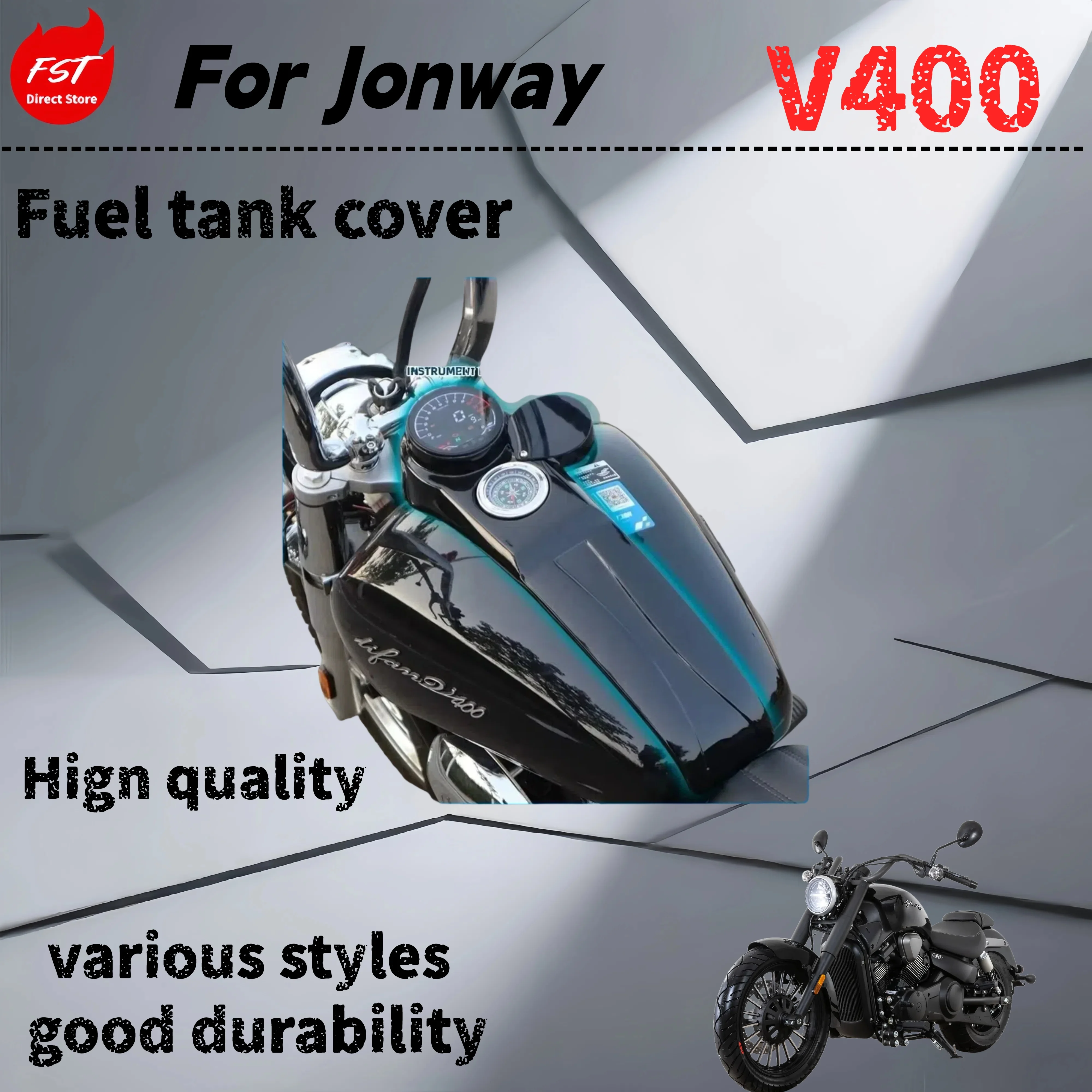 

For Jonway V400 instrument cover fuel tank instrument decorative cover modification accessories