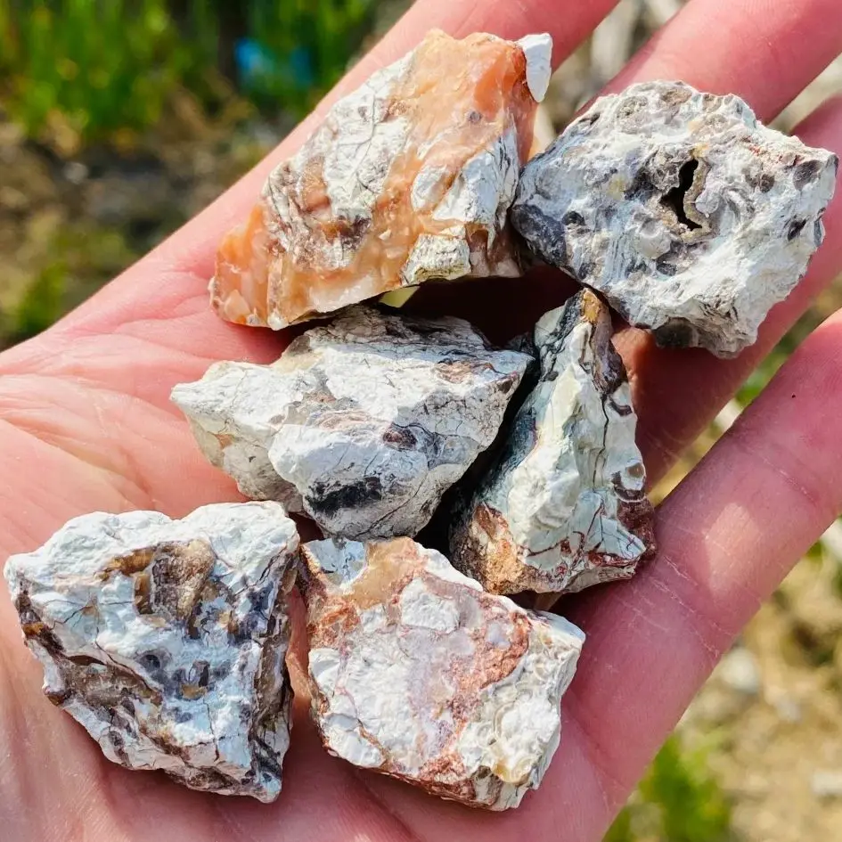 Nouvelle Pierre d'Agate Naturelle Rare, Spécimen Minéral Brut, Pierre Brute, Guérison Reiki, Cadeau Spirituel, Gemmes de Sorcellerie, Cristal