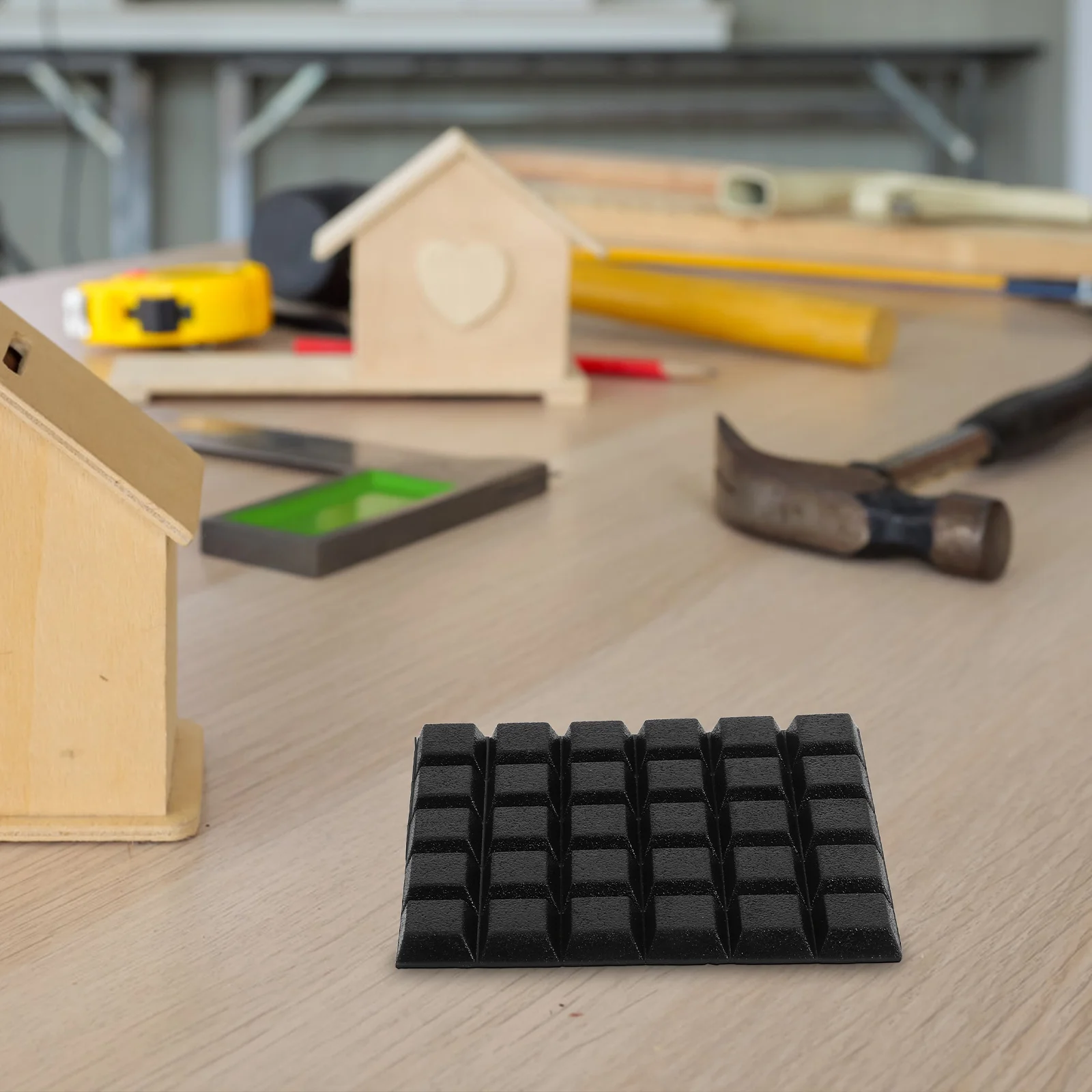 

32Pcs Non Slip Rubber Pads for Glass Cabinets Trapezoidal Design Furniture Feet Protectors Cabinet Foot Pads Anti Skid Bumpers