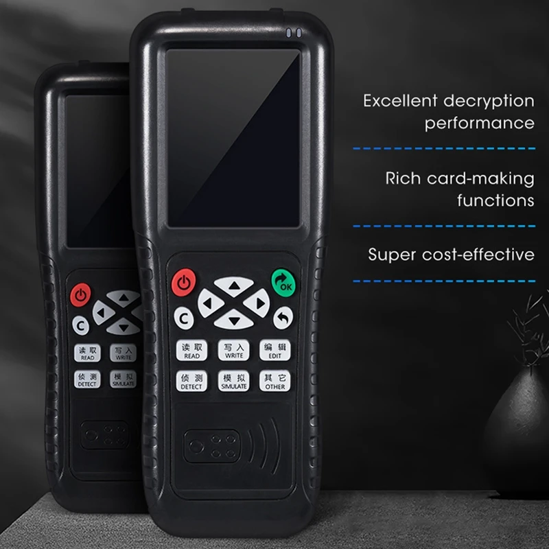 X100 Smart Replicator RFID Badge Clone Copier Replacement 13.56Mhz Encryption Decoding Reader 125Khz Card Writer Programmer
