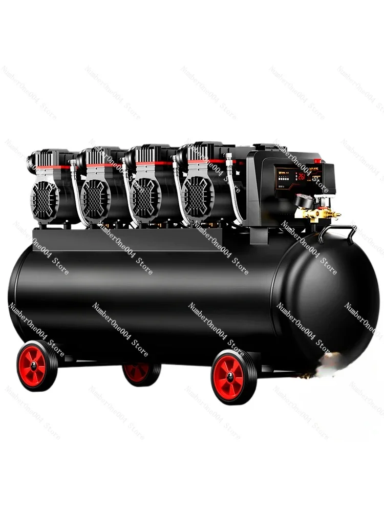 For Industrial Air Compressor 220V Mute AirPump High PressureAir Compressor Large Oil-Free Air Pump Auto Repair