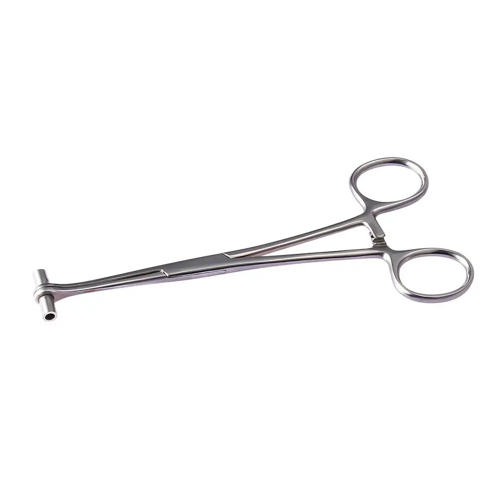 

Needle Tweezers Disposable Professional Tool Triangle Forceps Stainless Steel Piercing Clamp Body Jewelry Tool