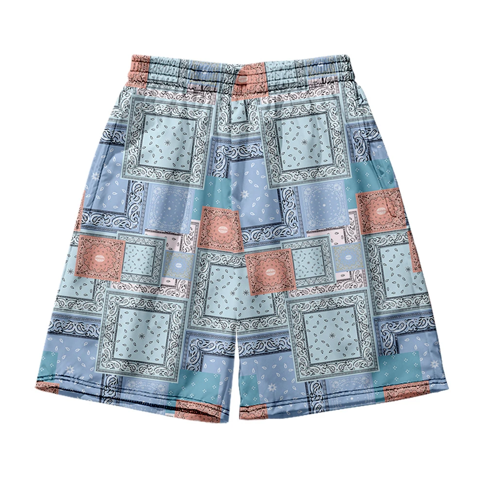 

Hawaiian Beach Shorts Men's and women's clothing 3D digital printing casual shorts Fashion trend couple Pants
