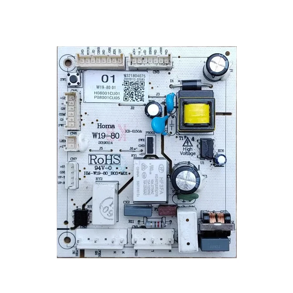 

Refrigerator Motherboard, Power Control Board, Model Number W19-80, For WILLMARK RFN-420NFX, Original