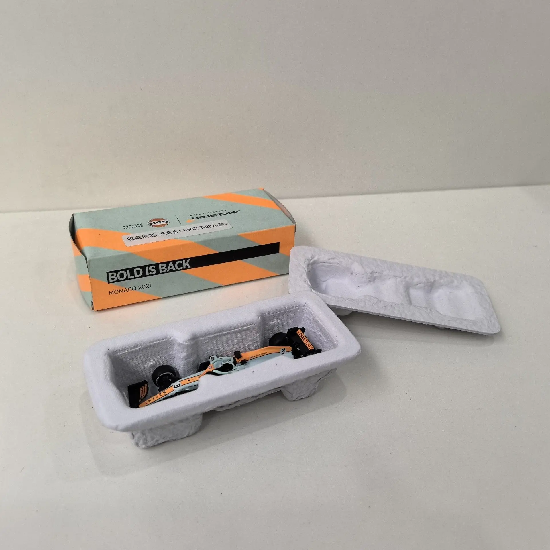 Diecast IXO Escala 1/64 Mclaren MCL35M 2021 F1 # 3 McLaren Formula Car 1s Modelo de coche de aleación
