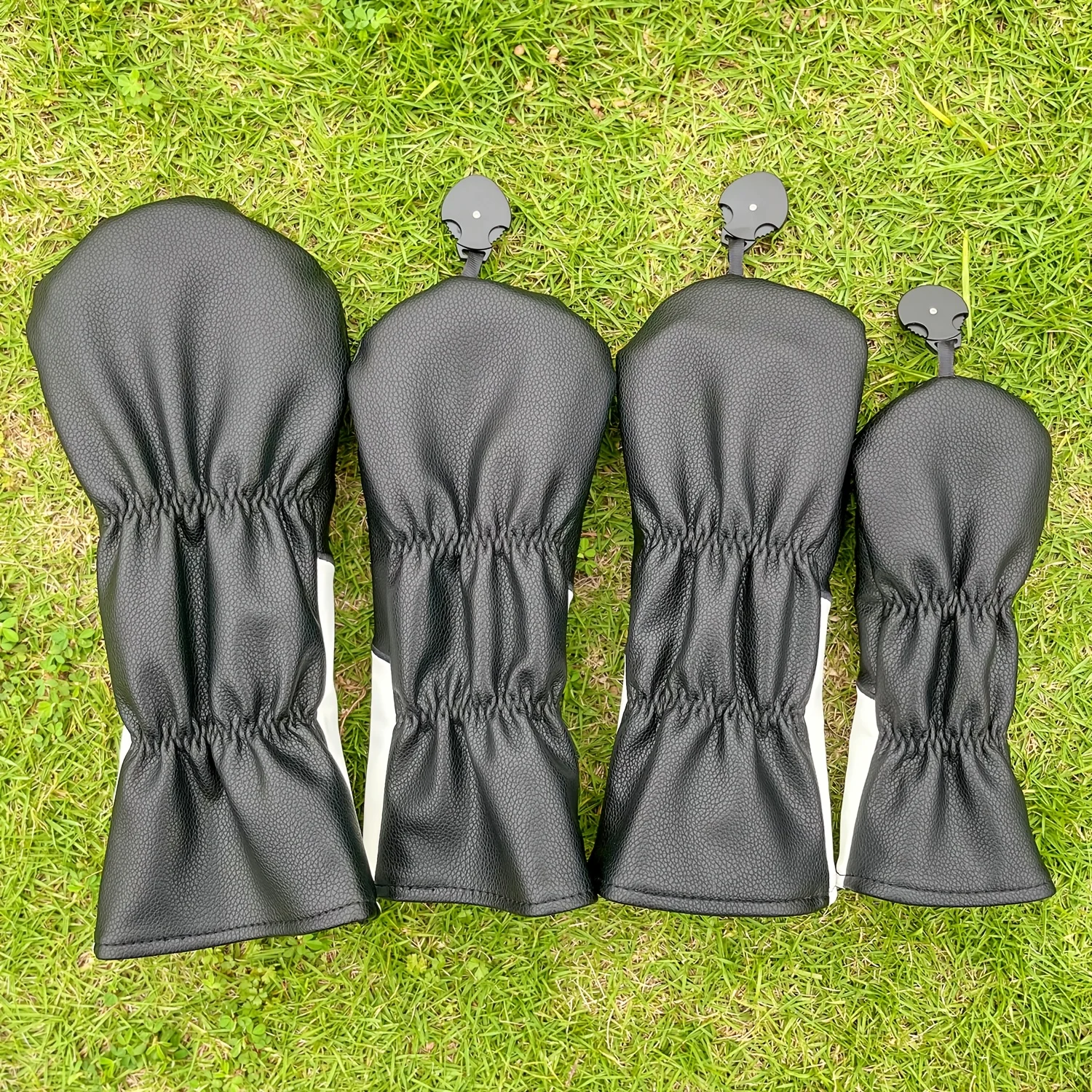 1pc/4pcs Golf Club Head Covers Suitable for Driver, Fairway & Hybrid Heads - Driver Headcovers with Fairway/Hybrid Caps - view 3