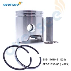 Muslimon 56.25mm per motore fuoribordo Yamaha 2T 9.9HP 15HP Oversize 025 Parsun Hidea idrovolante HDX 6E7-11635-00