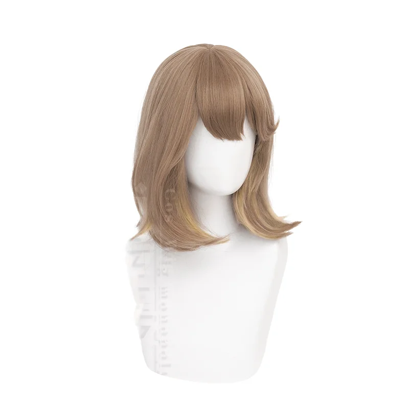 High Quality Reverse 1999 Regulus Cos Wig 35CM Brown Heat-resistant Synthetic Hair Halloween Party Anime Cosplay Wigs+wig Cap