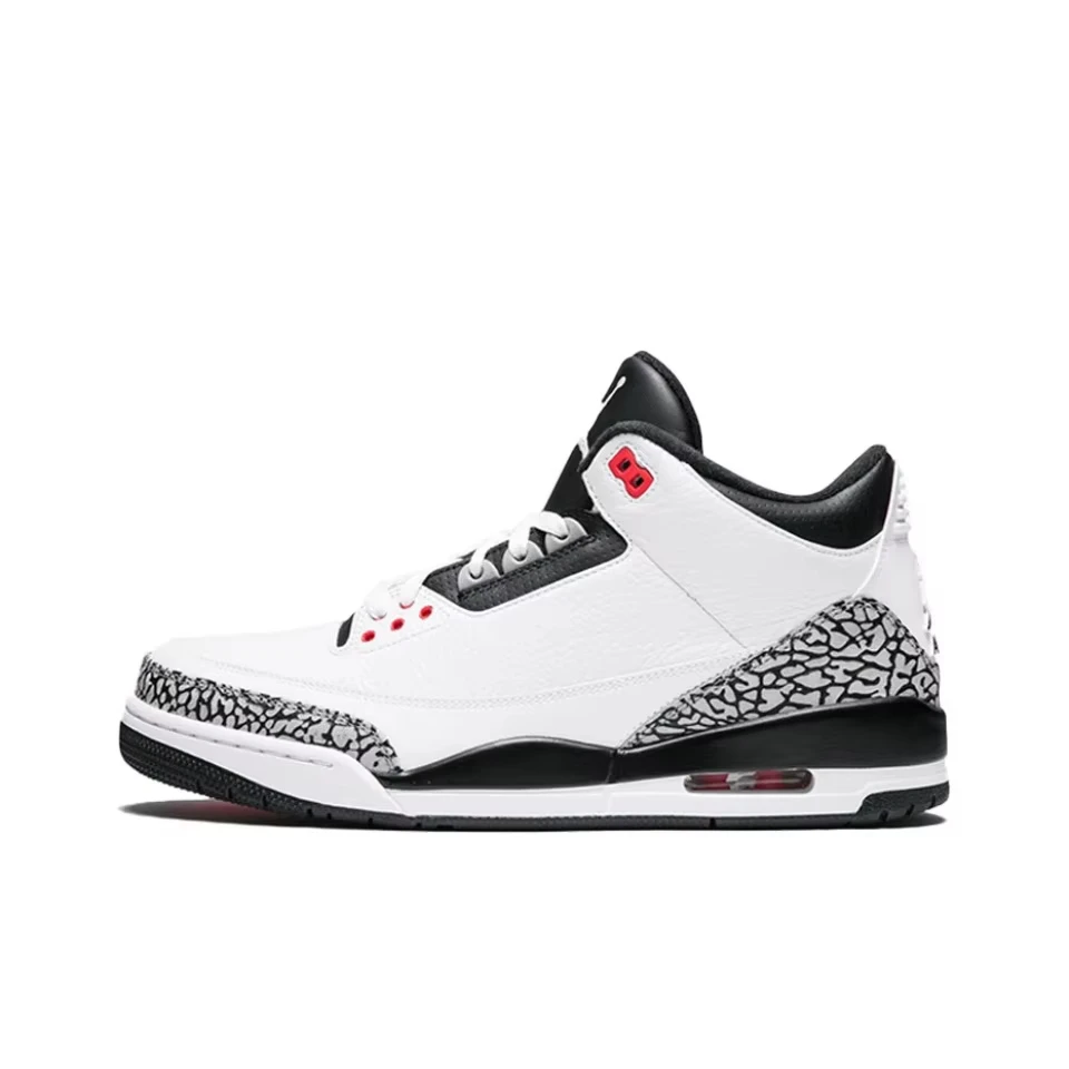 

Original Air Jordan 3 “Infrared 23" For Men Red & White Red Classic Retro Vintage Basketball Shoes Sneakers 136064-123