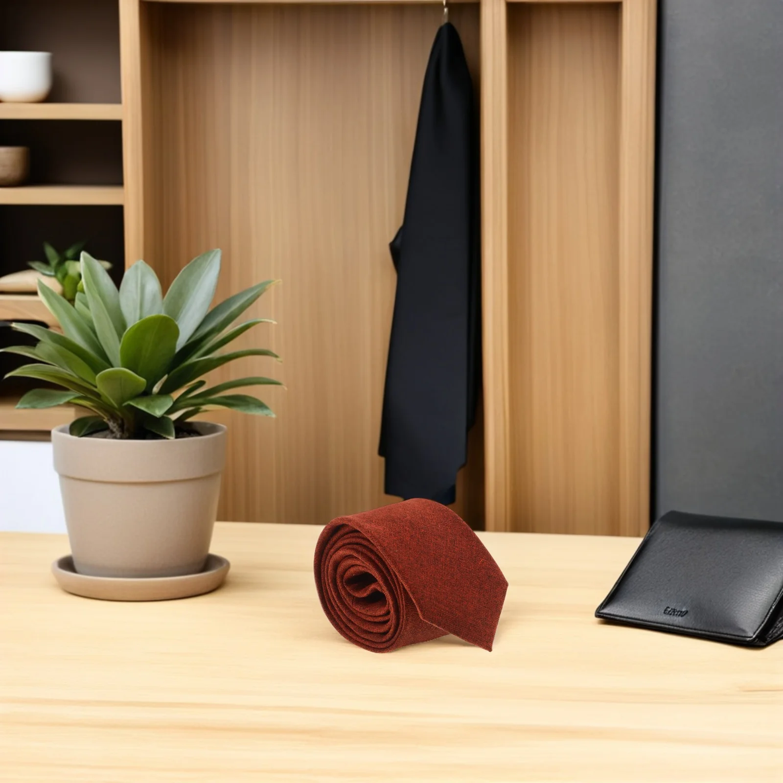 남성용 순수 오렌지 넥타이 빈티지 정장 넥타이 사무실 정장 웨딩 파티 장식용 넥타이 패션