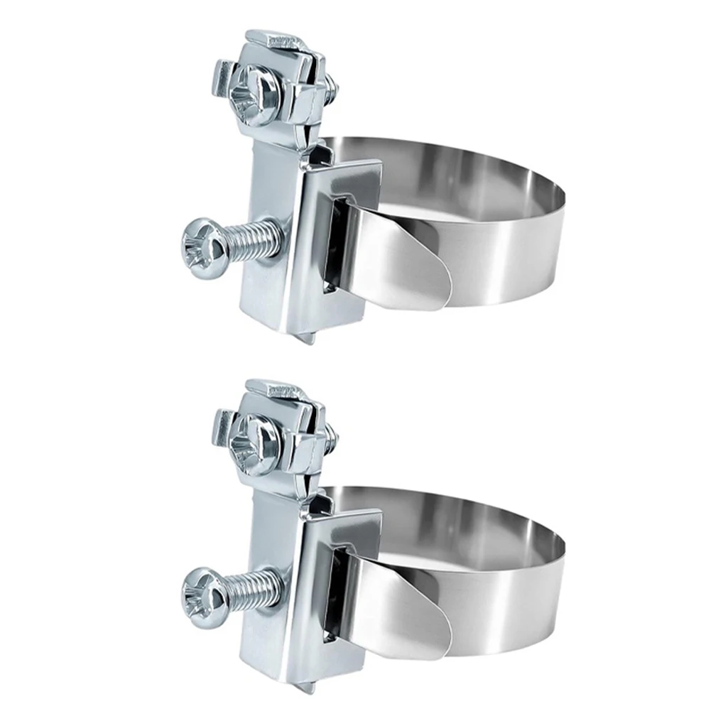 8-52mm Grounding Clamp Electro Galvanized, Stainless Steel Pipe Earth Bonding Clip For Distribution Boxes & Cables