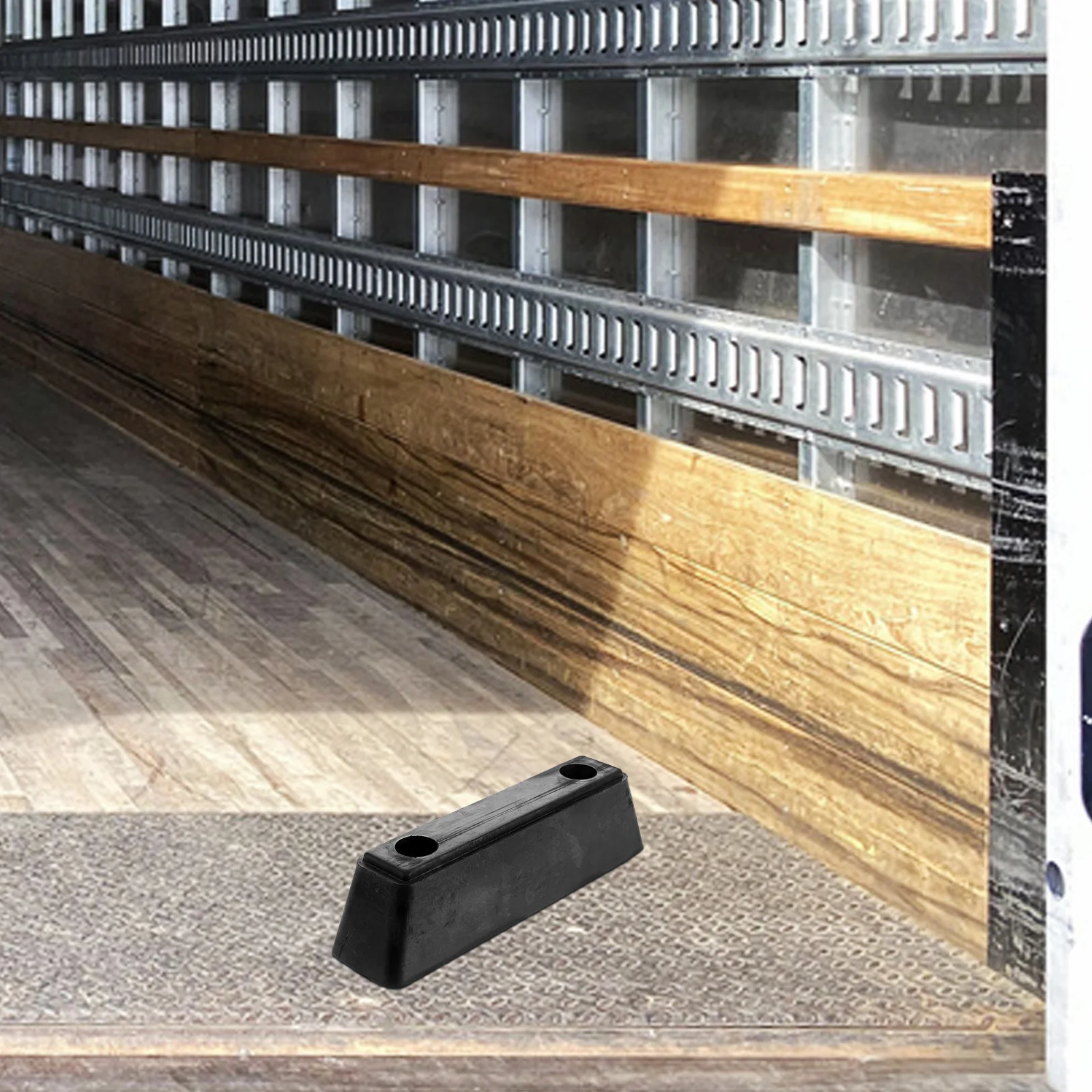 

Rubber Truck Bumper Guard Rear Impact Absorbing Block for Trailer Ramp Protection Heavy Duty Solid Rubber Stopper