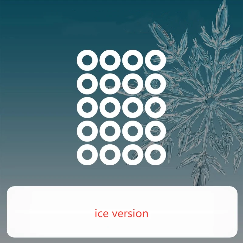 20pcs Ultraglide Doughnut Mouse Skates DIY Universal Round Control Speed ICE Version 9mm Glides PTFE Feet Prevent Collapse