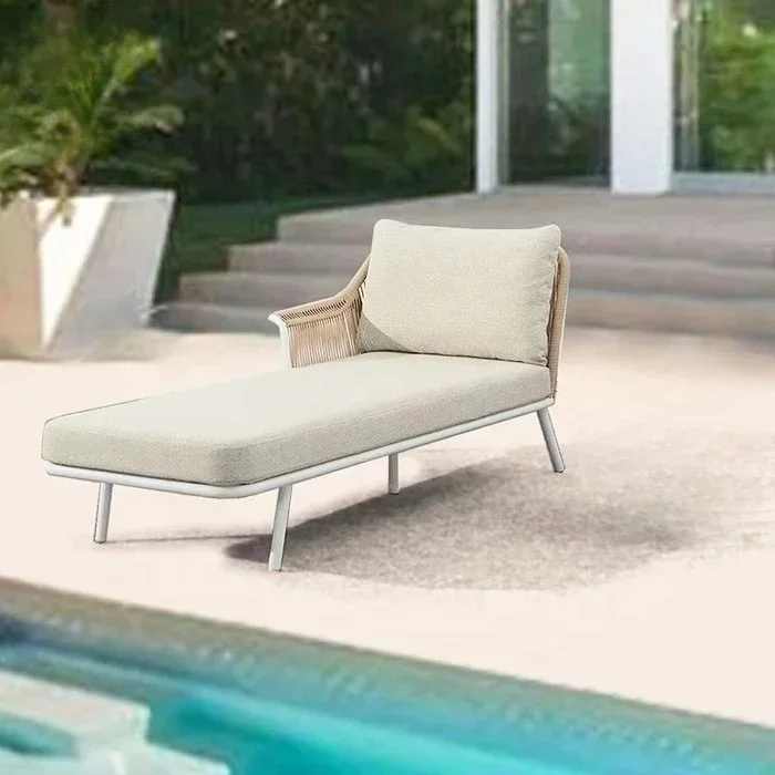 High Quality Eco-friendly and Durable Sun Lounger, Garden Chaise Longue, UV Resistant Outdoor Chaise Longue, 160*72*73Cm