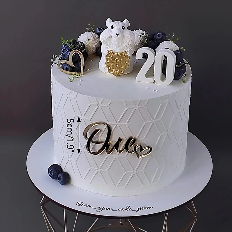 أكريليك زينة كعكة عيد ميلاد سعيد ، ذهب وردي ، علوية كب كيك للأطفال ، حفلة عيد الميلاد الأول ، زينات الكعك ، استحمام الطفل ، جديد