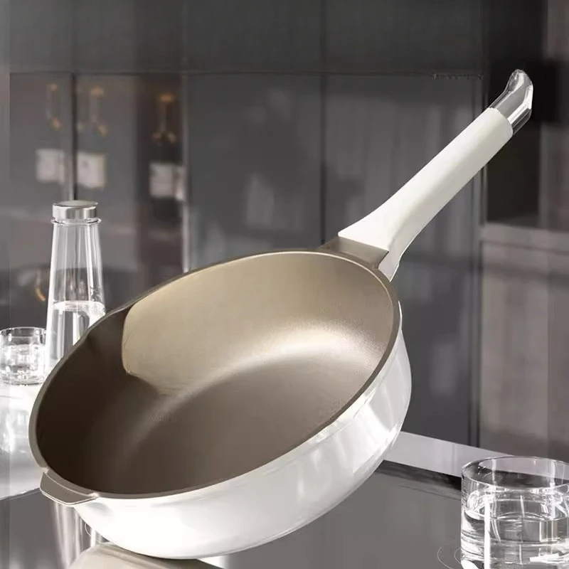 

Pan Non stick pan Gas stove Induction cooker Universal uncoated steak deep frying