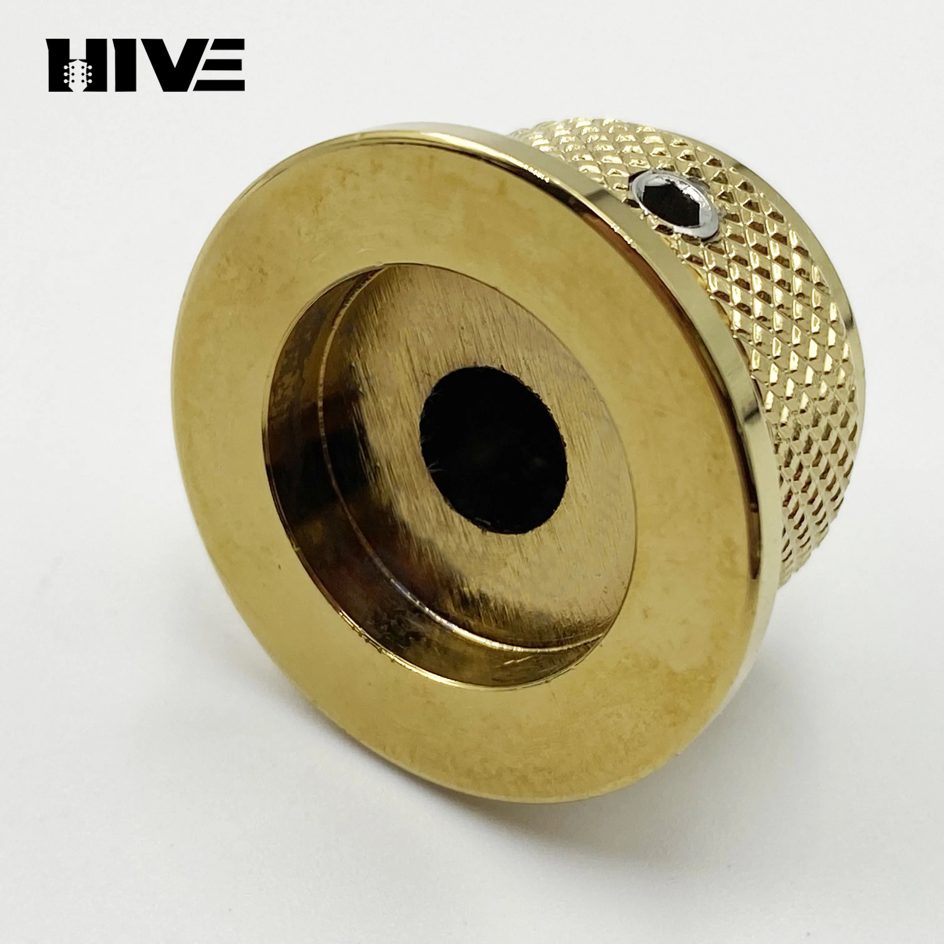 Zinc Alloy Threaded Flying Saucer-shaped Guitar Volume Knob Guitar Potentiometer Knob Cap Guitar Switch Cap