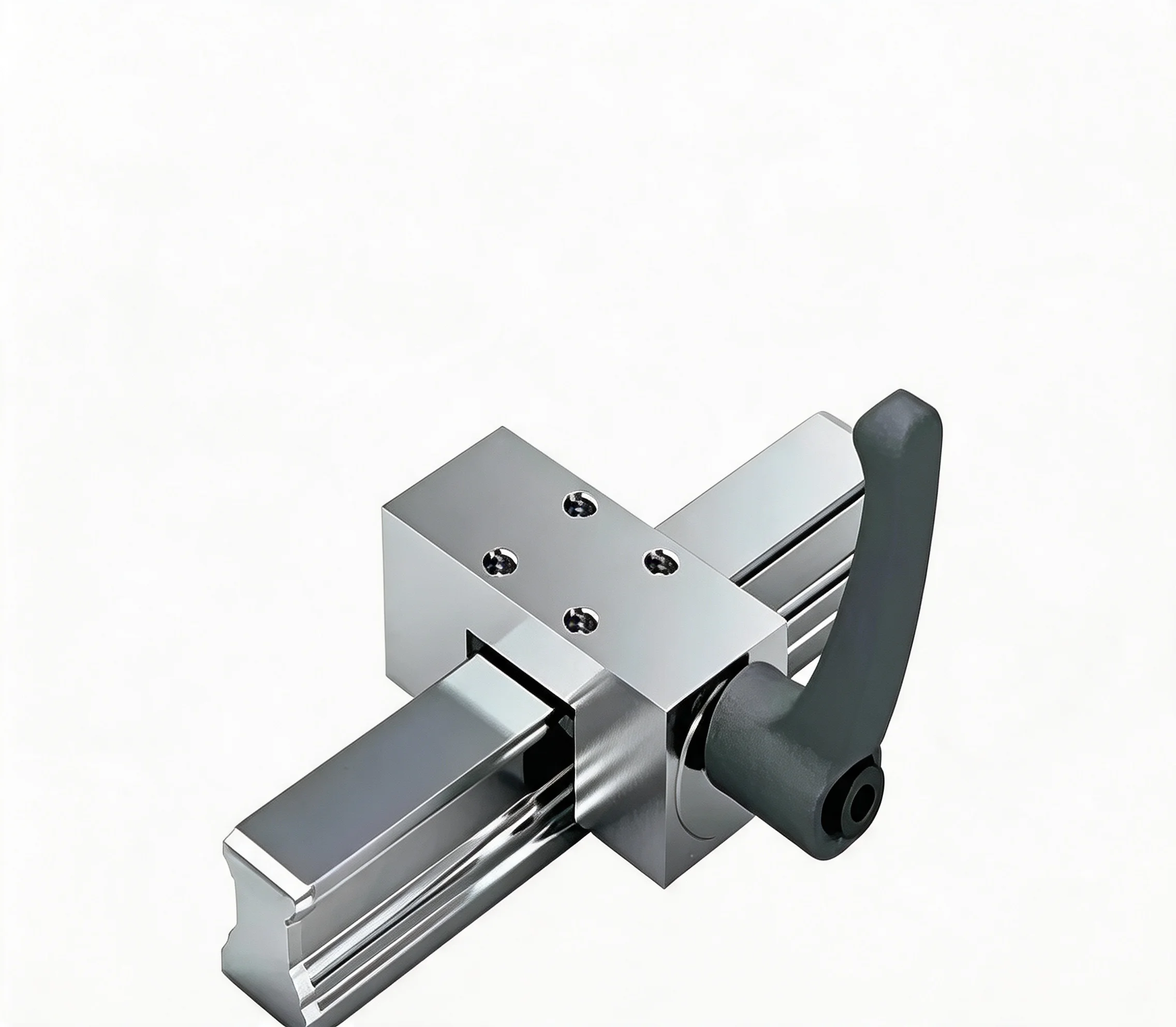 Linear Guide Rail Clamp Fixture FF15‑01‑15/20/25/30/35/45, Sliding Table Locking Positioning Limit Block for Linear Motion