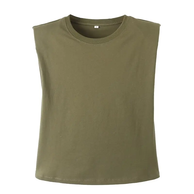 

Summer 2024 Casual Women's T-irt oulder Pad Striped All-Match New Arrival ort Sve round Ne Other Material 00%