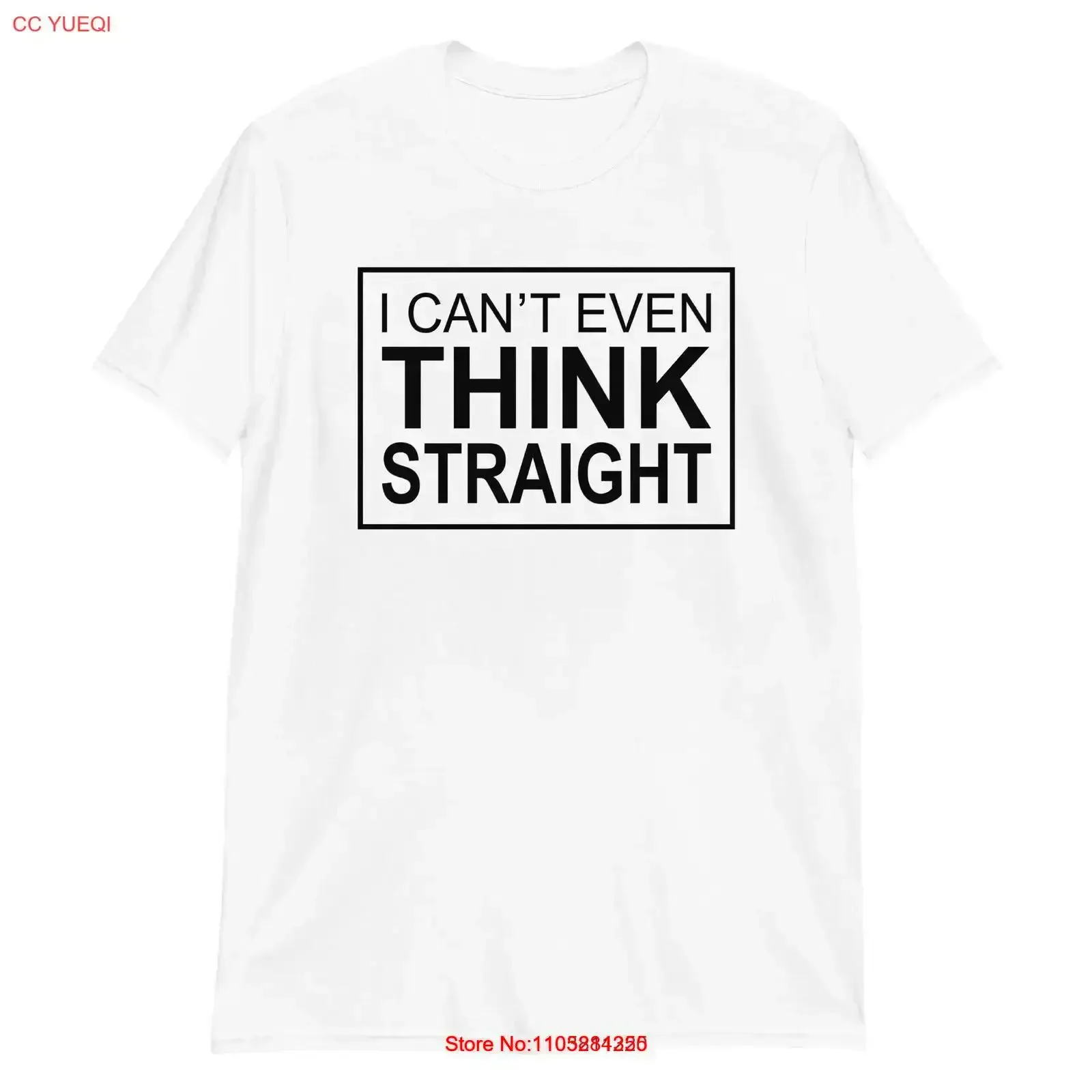 I Can't Even Thing Straight Funny LGBTQ T Shirt vintage Washed Slightly Versatile fashion Stretched Breathable vintage Washed