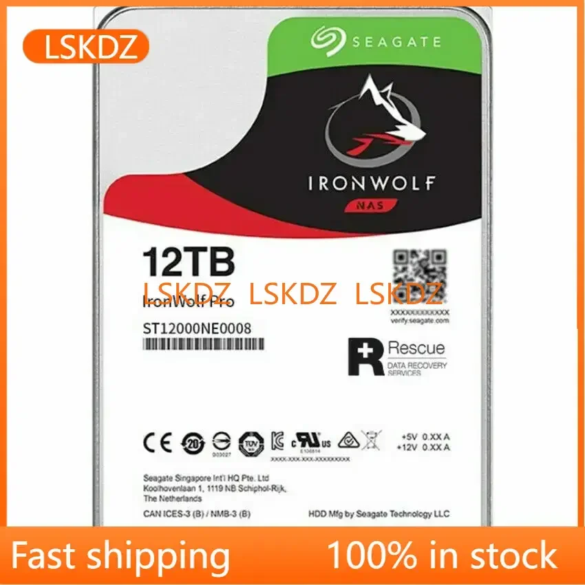 FOR Seagate IronWolf Pro 12TB 7200RPM SATA 6Gb/s 3.5