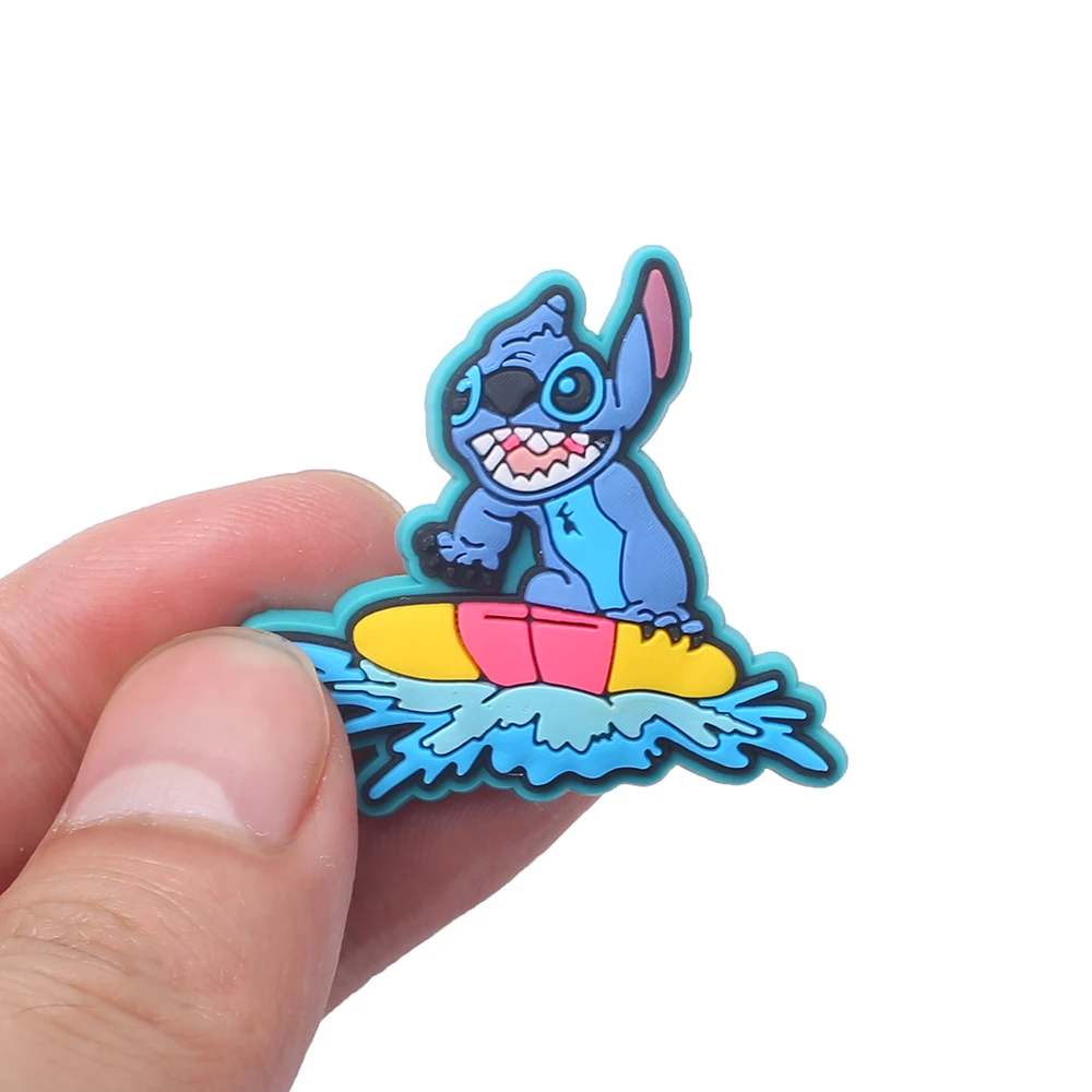 1pcs Stitch Snow White Cartoon series Shoe Charms Accessories Shoe Decorations Fit Wristband Classic Clog Charms Party Present