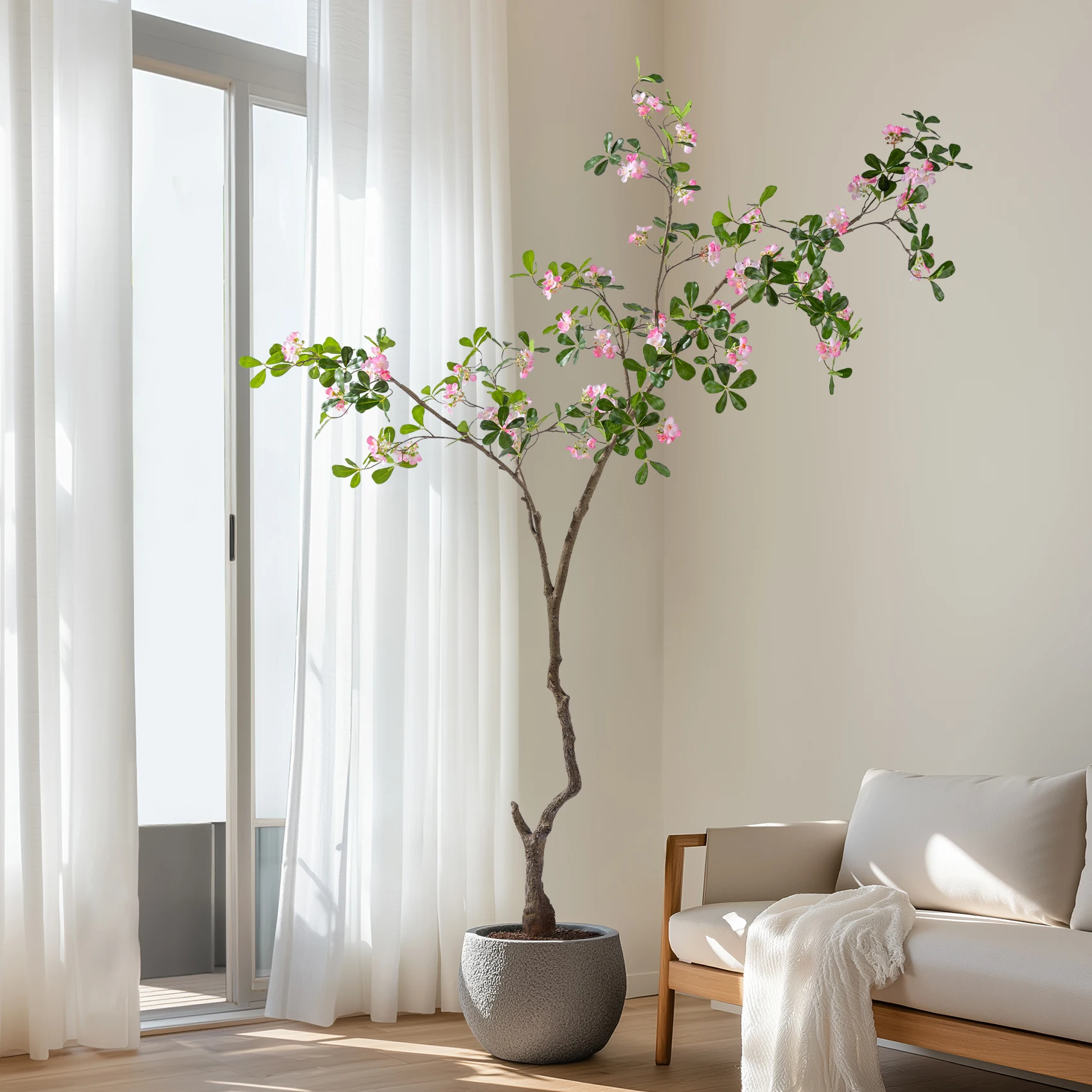 Realistic Artificial Tree for Home Decor Soft Touch Plastic Living Room Decorative Tree UV Certificate for Birthday Celebrations