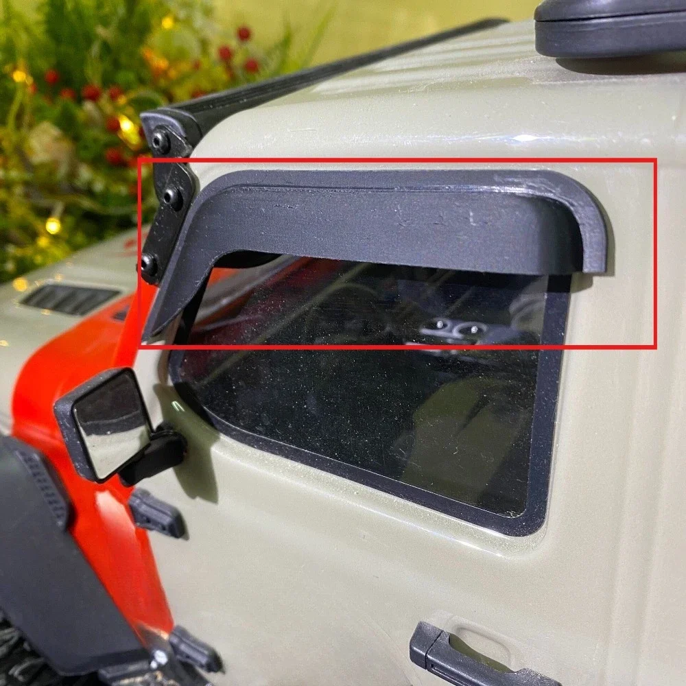 RC remote control car simulation Window Visor cosmetic fitting for RLAARLO 1/7 MK07 custom size replacement spare accessories 5