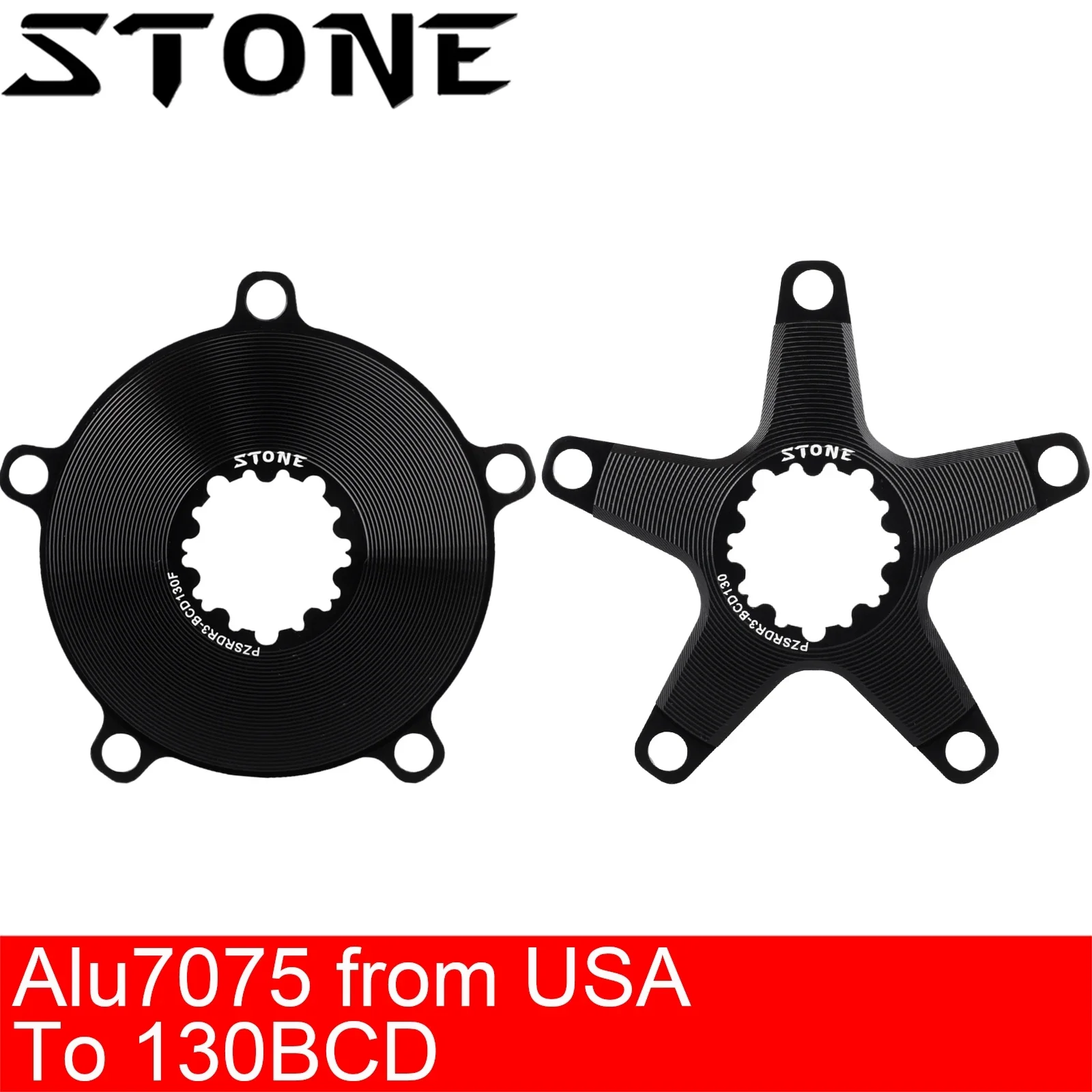 Stone Bike Chainring Adapter Converter Spider To 130BCD 5 bolts 5 Arms for Sram Red Force Rival QUARQ 5700 6700