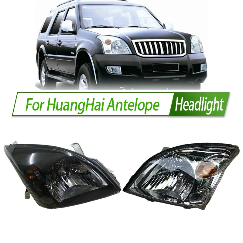 

For HuangHai Antelope Halogen Headlight Assembly OEM Style Front Day Running Light Socket Plug & Play Replacement