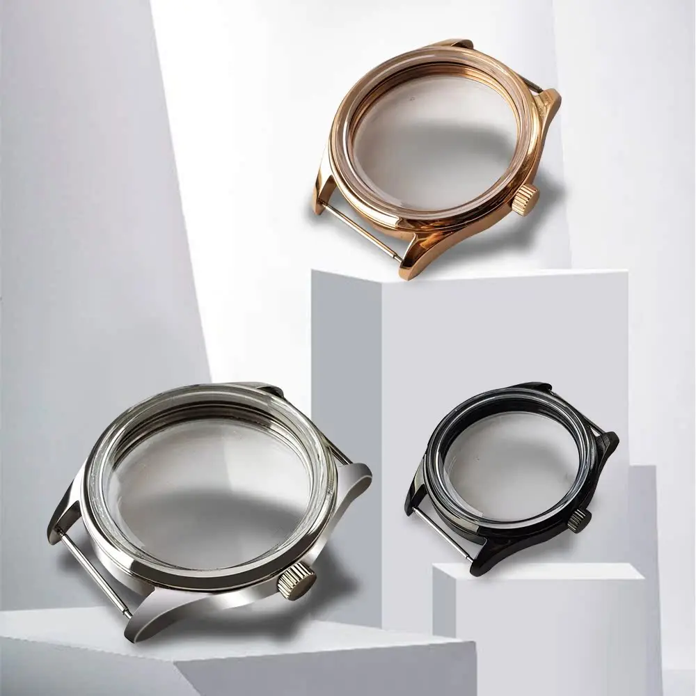 

42Mm Polished Stainless Steel Case Fits Watch Literally 37mm Fits ETA6497/6498, st3600