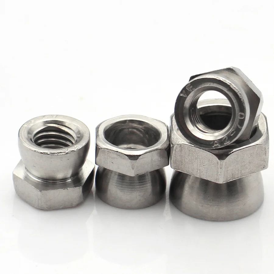 1 /2 /3 /5 /12pcs M5 M6 M8 M10 M12 304 Stainless Steel Shear Nut Breakaway Anti Theft Security Nuts Tamper Resistant